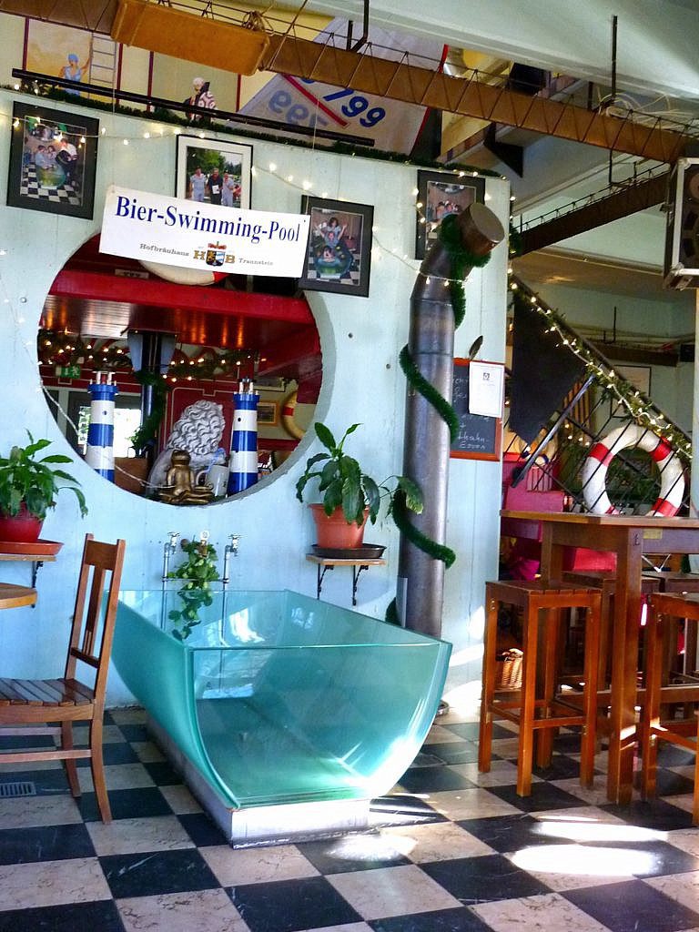 Bierbad im Badehaus