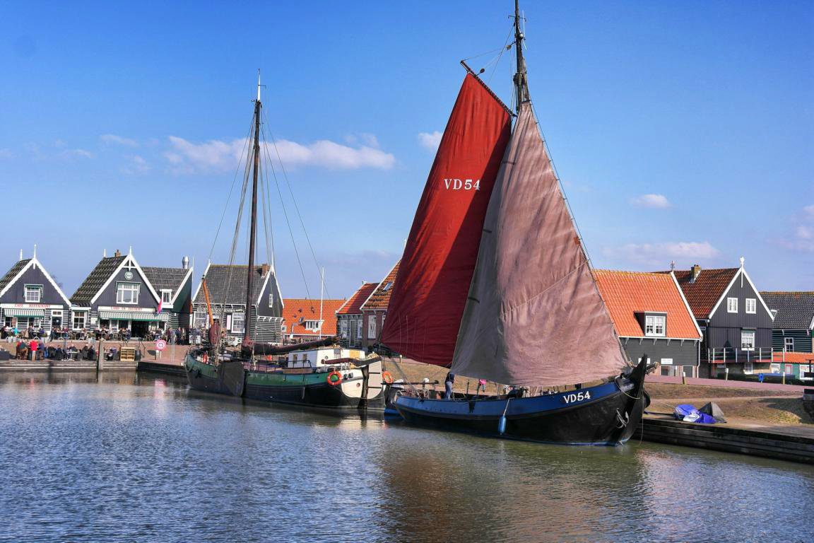 Insel Marken - Der Hafen
