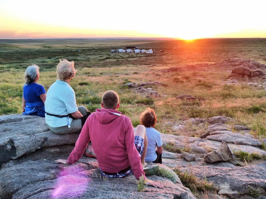 Sonnenuntergang Baga Gazrin Chuluu