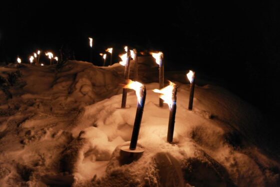 Iglu Übernachtung in den Alpen