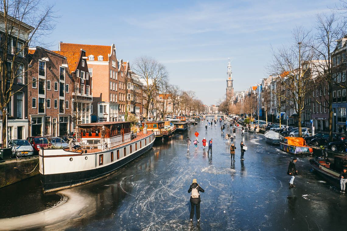 Amsterdam im Winter