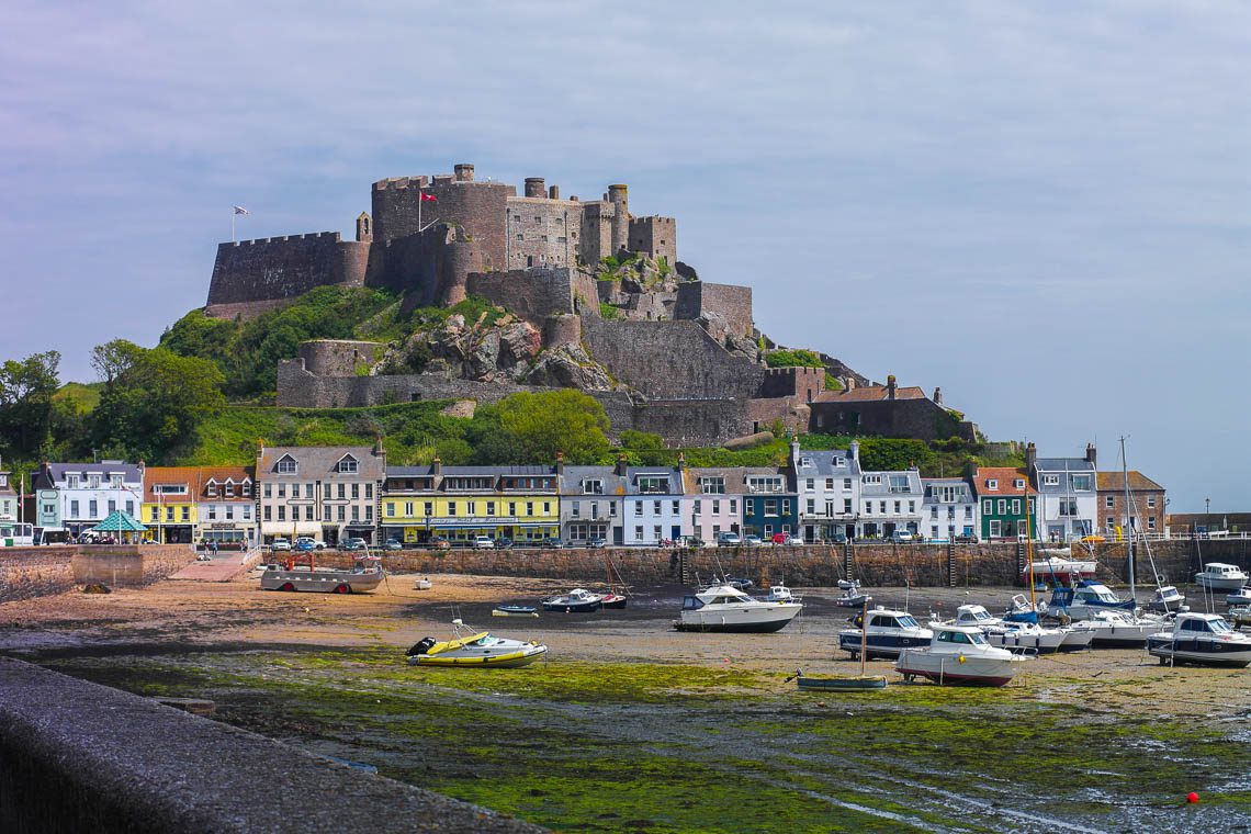 Gorey auf der Insel Jersey