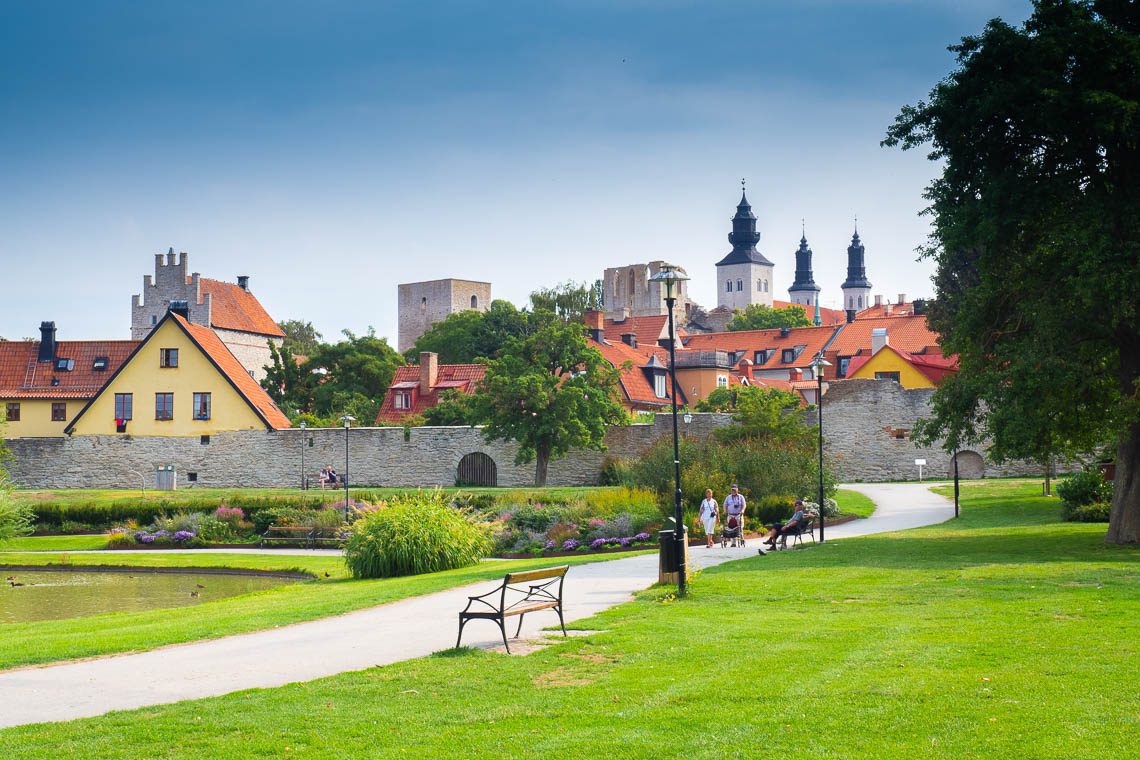 Park Almedalen in Visby