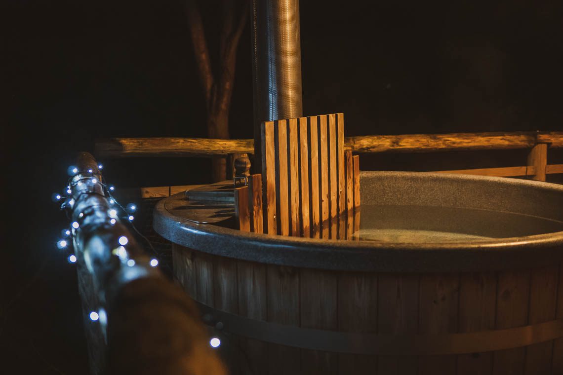 Hot Tub im Naturhäuschen