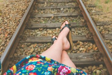 Draisinenfahrt im Fläming