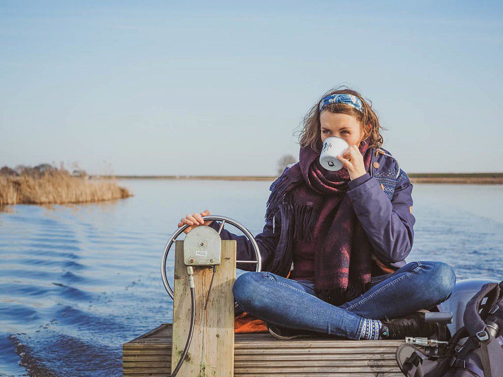 Mikroabenteuer Floßurlaub in der Wildnis bei Amsterdam