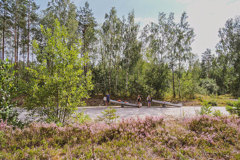 Landtransport Kanutour Dalsland Schweden