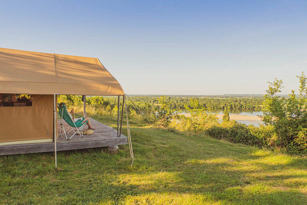 Glamping Frankreich Huttopia Saumur