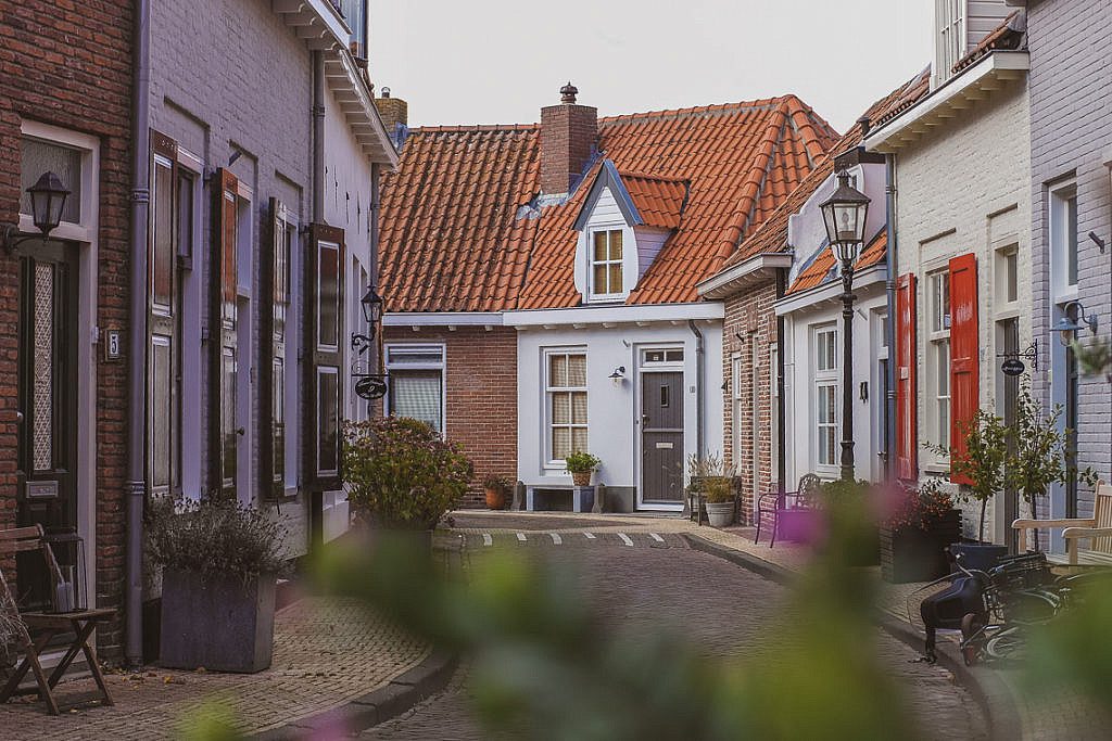 Fotogene Straßen in Harderwijk Sehenswürdigkeiten Hanse
