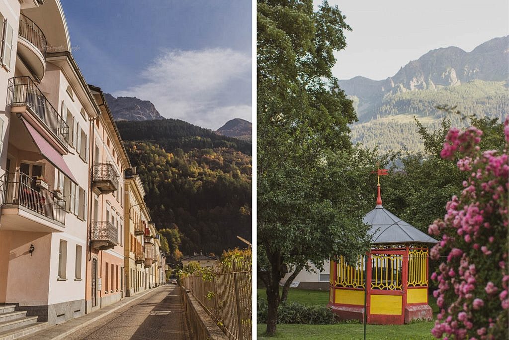 Spaniolenviertel Poschiavo Zuckerbäckervillen
