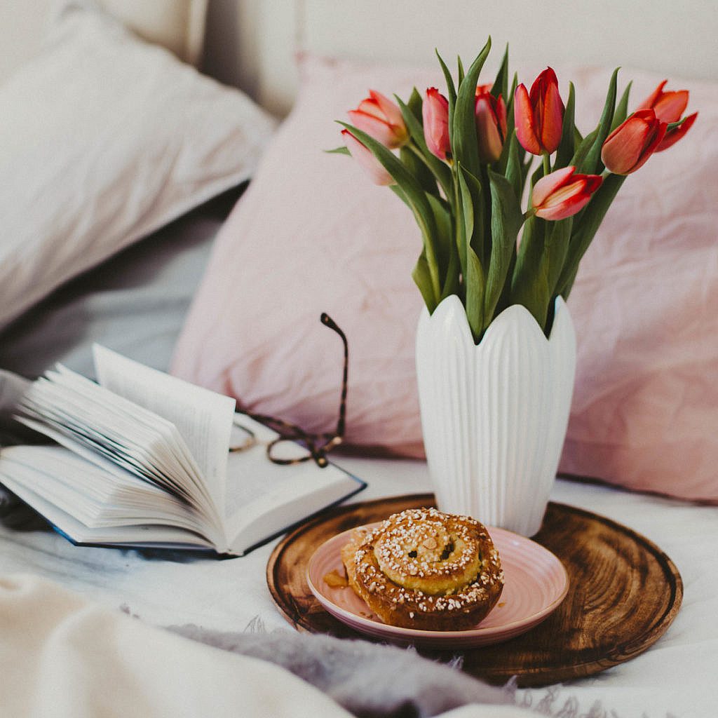 Tulpenblüte in Holland Übernachten zwischen den Tulpenfeldern