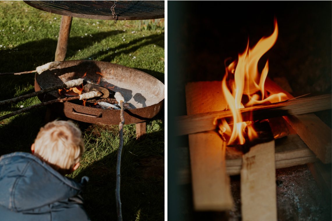 Lagerfeuer Glamping Niederlande Gelderland