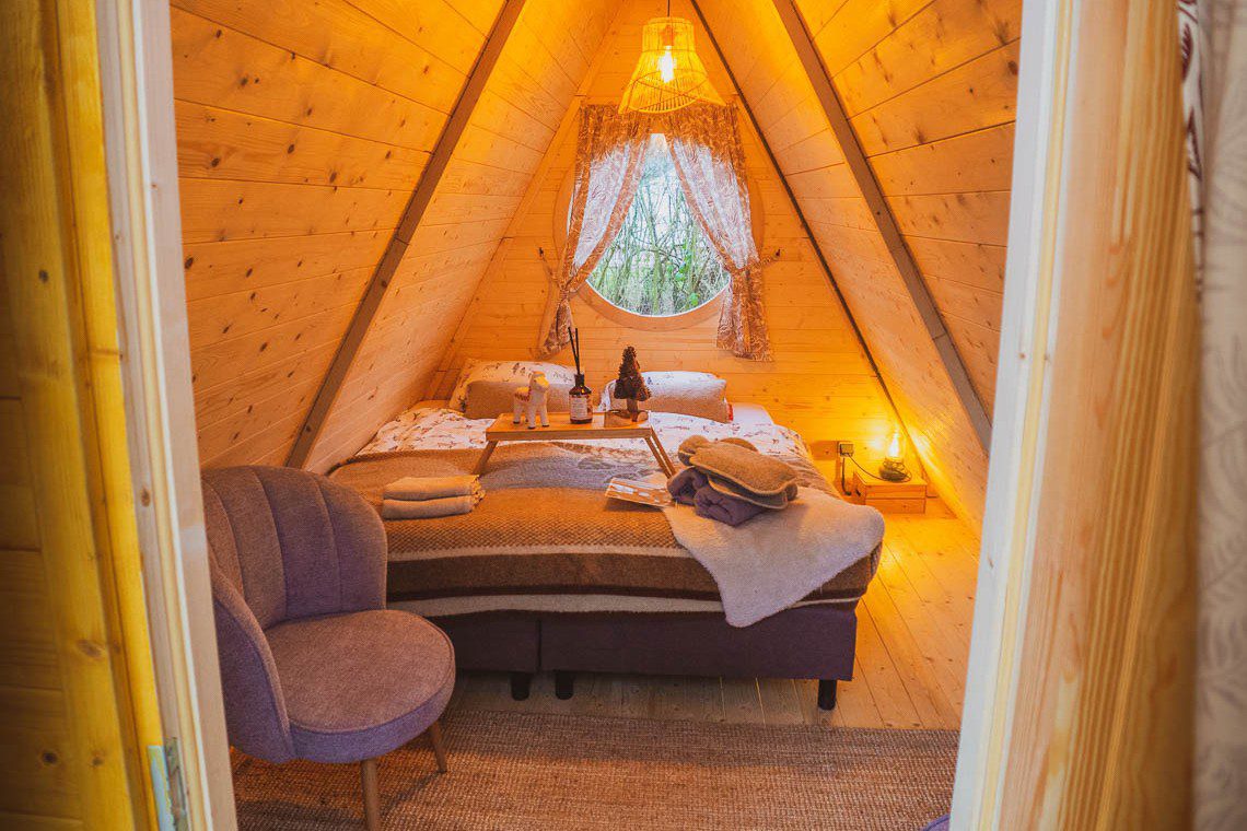 Boshuisje Oetdoor Camping