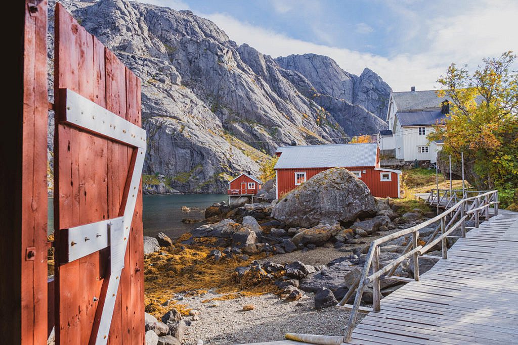 Nusfjord Lofoten schönstes Fischerdorf