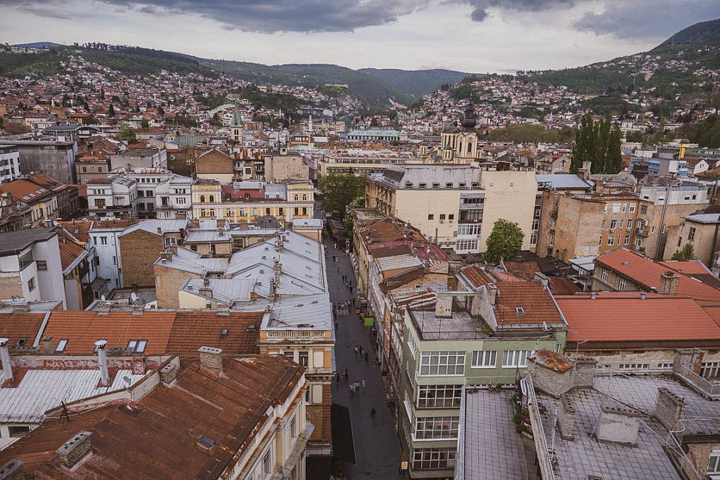 Sonnenuntergang Sarajevo Hecco Deluxe Hotel