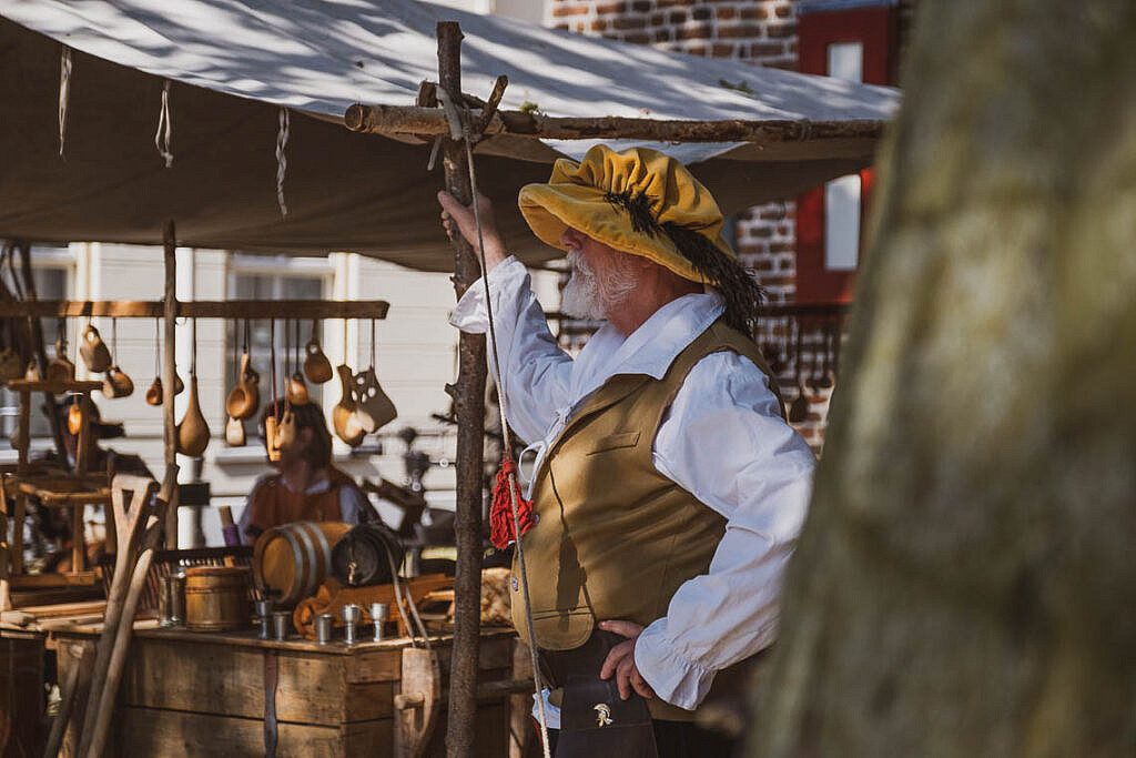 Stadhuis Doesburg beim Hanzefeest