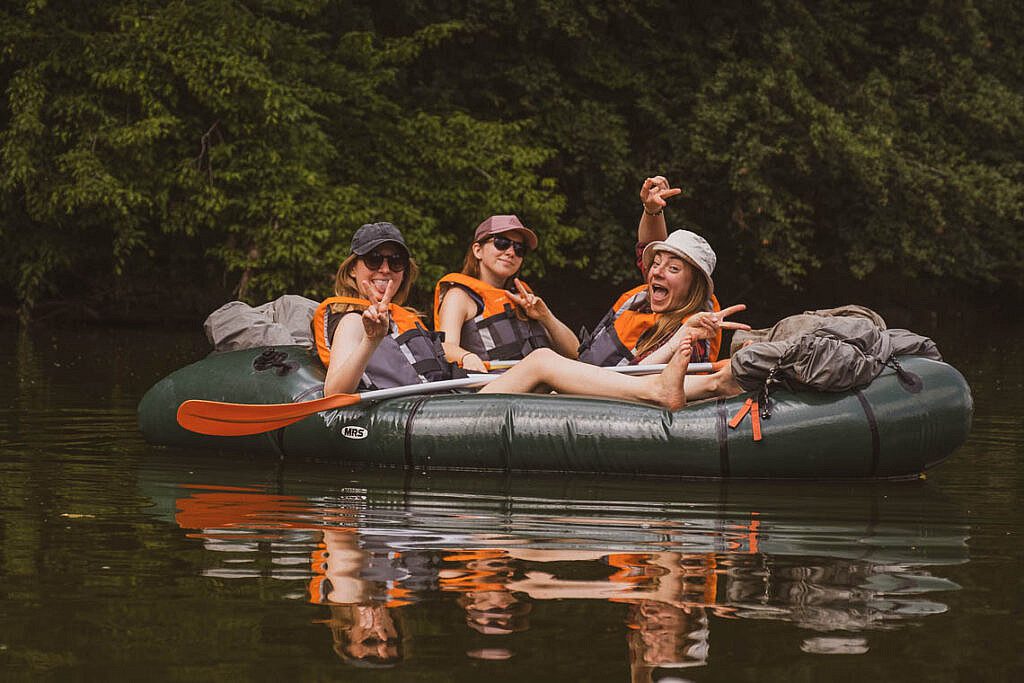 Packrafting in den Ardennen