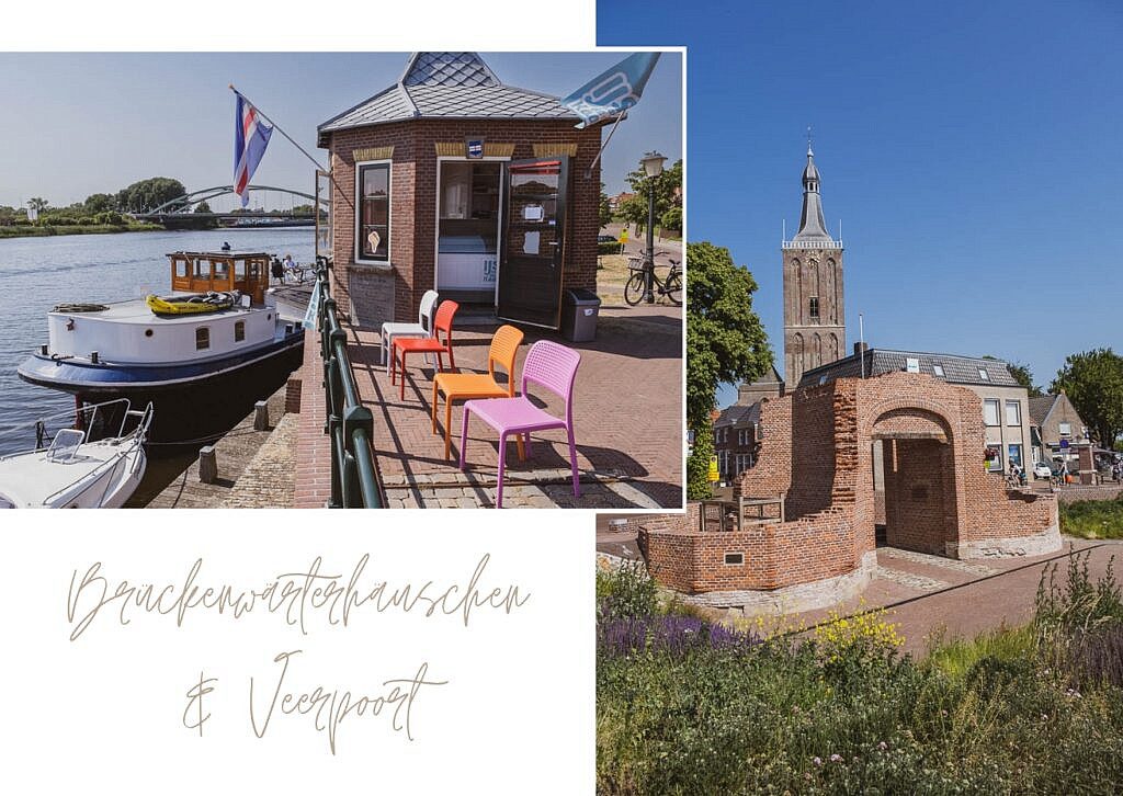 Brückenwärterhäuschen und Veerpoort Hasselt Niederlande
