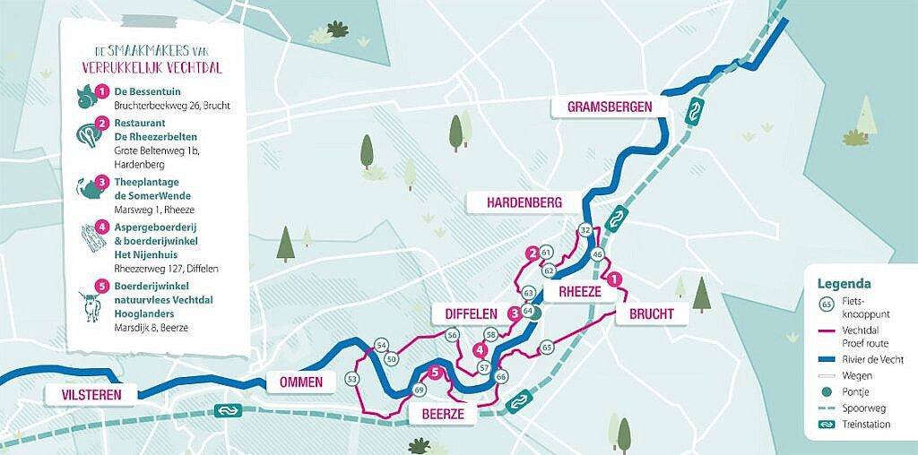 Fatbike Tour Vechtdal Route