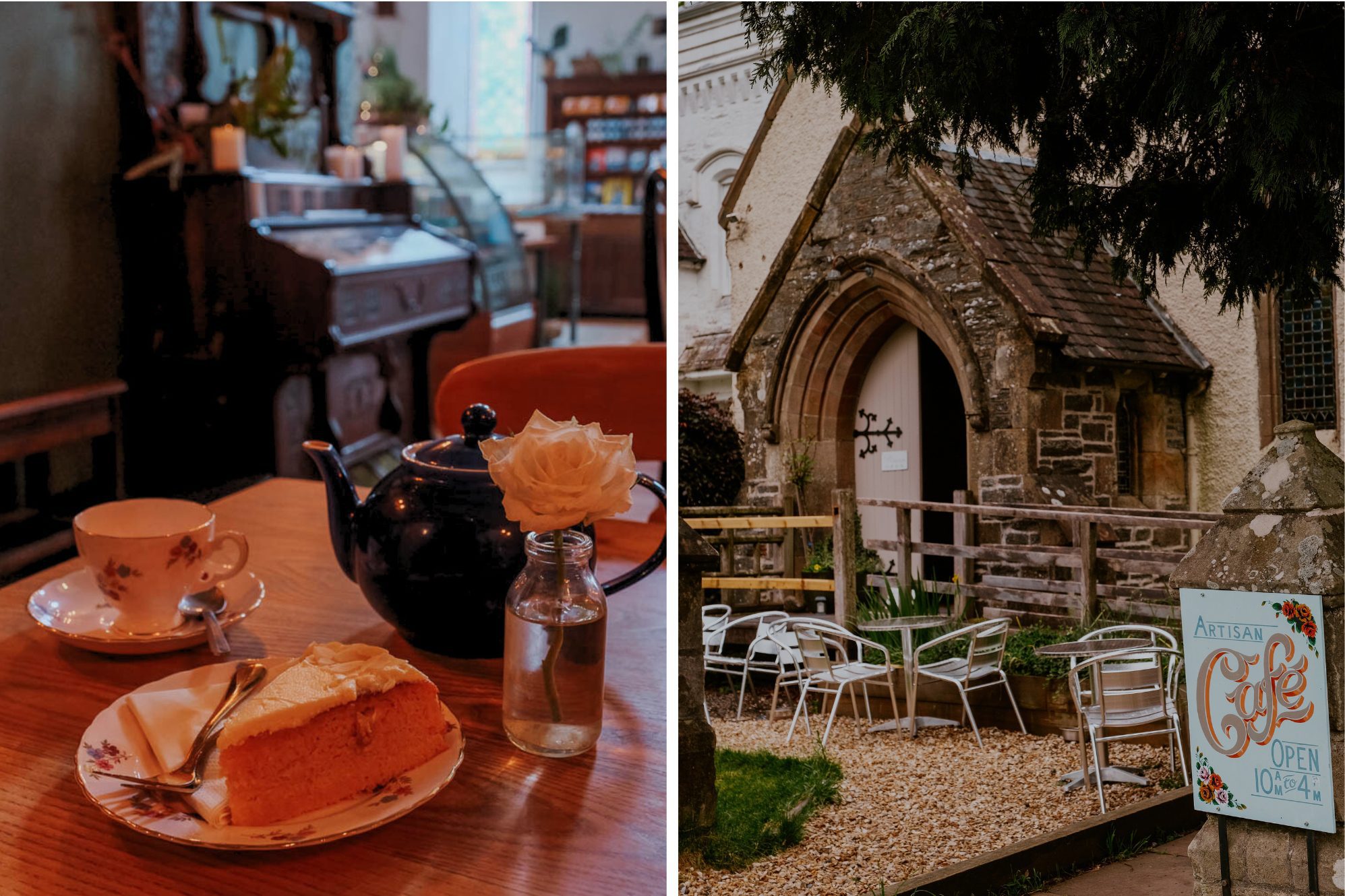 Artisan Café in einer Kirche in Tyndrum schönstes Café Schottland
