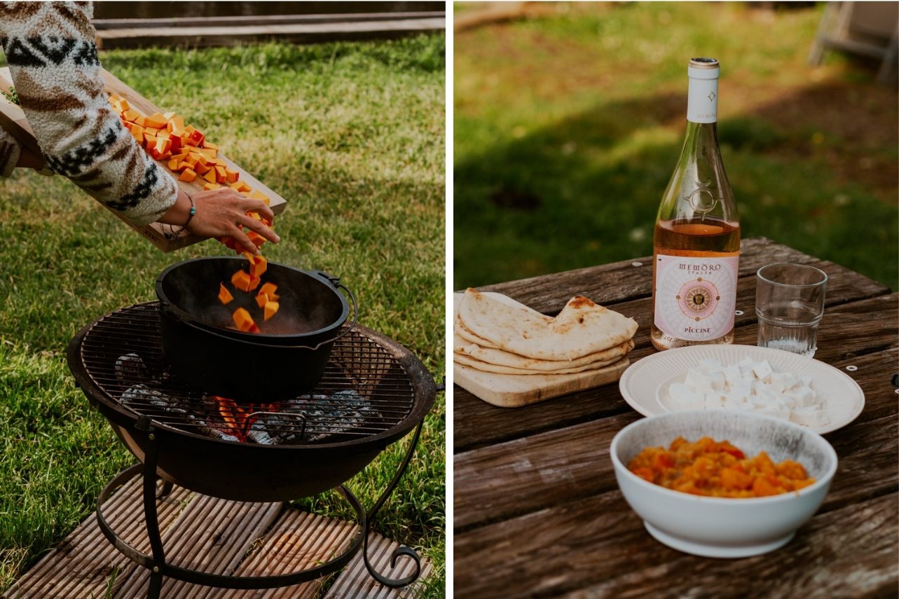 Campfire Dinner bei Bed and Breakfast De Weerribben 2
