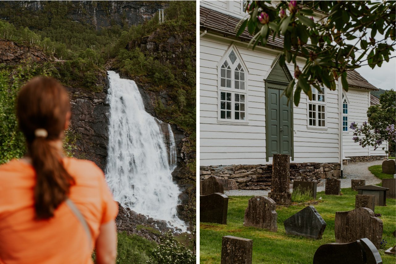 Fossen Bratte Wasserfall in Norwegen