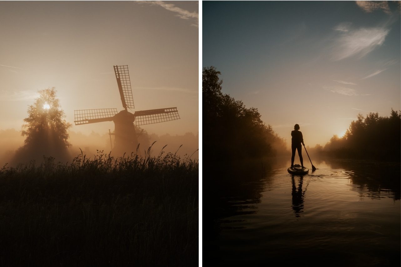 Sunrise SUP Weerribben-Wieden Niederlande