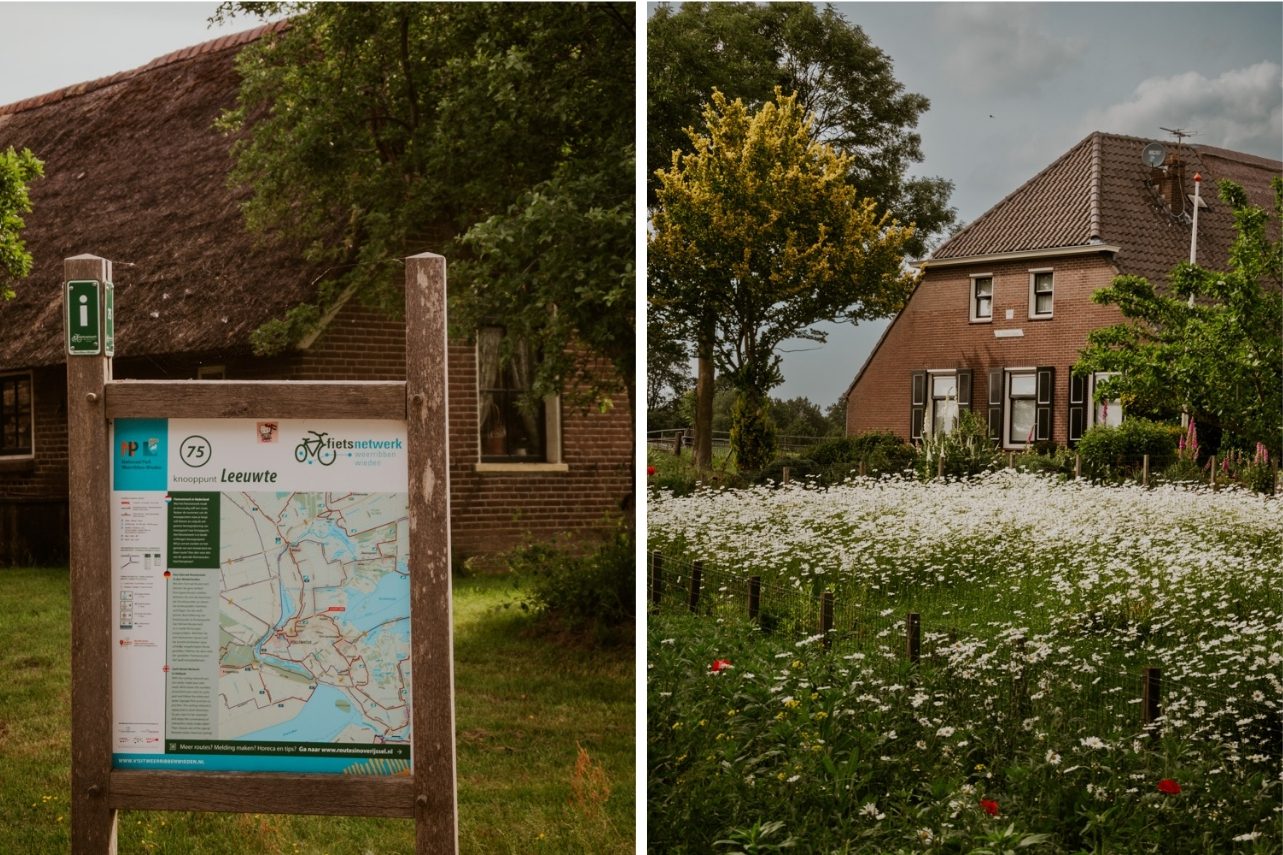 Unterwegs mit dem Deelfiets ind en Weerribben-Wieden