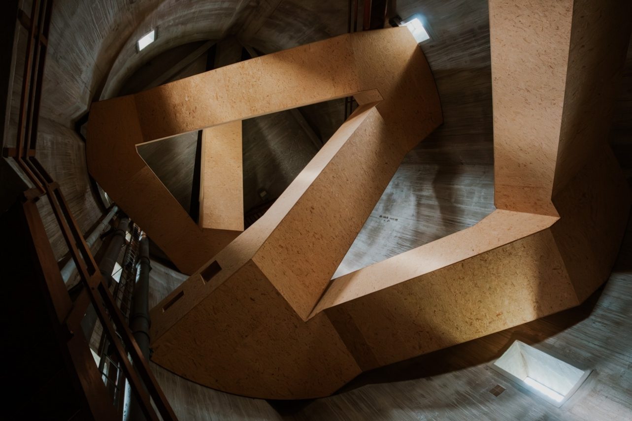 Watertoren Sint Jansklooster mit architektonisch interessanter Treppe