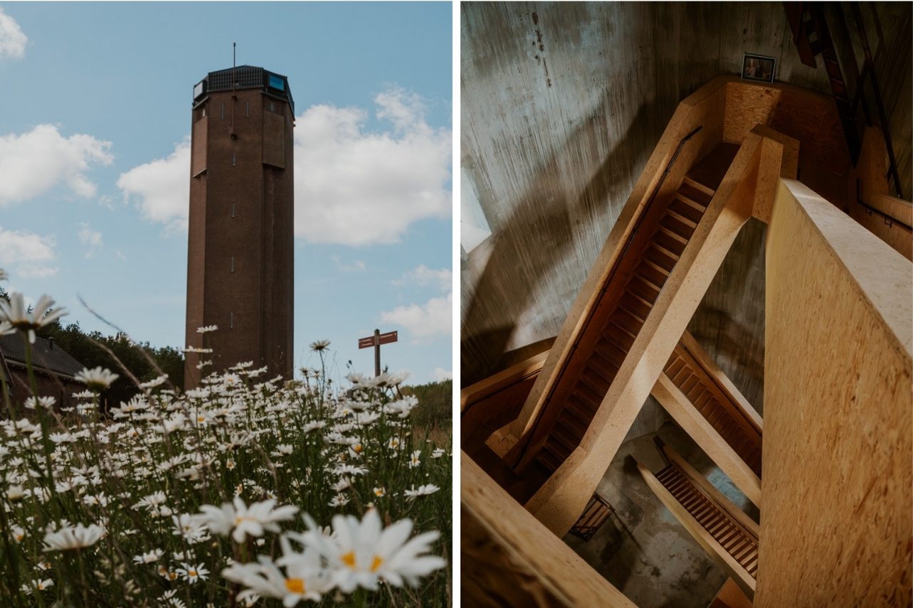 Watertoren Sint Jansklooster mit architektonisch interessanter Treppe