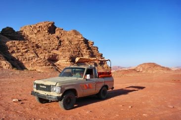 Besondere Unterkünfte in Jordanien - Wadi Rum Sky Camp