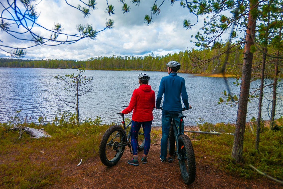 Indian Summer in Lappland - Aktivurlaub im herbstlichen Lappland - Mountainbiken im Hossa Nationalpark