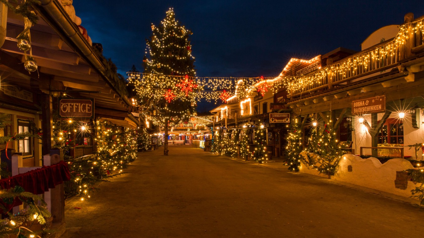 Besondere Weihnachtsmärkte in Deutschland - Westernstadt