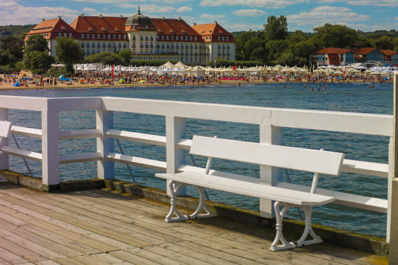 Das längste Holzpier Europas in Sopot