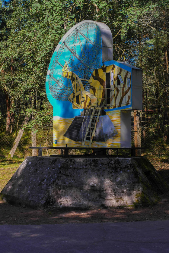 Raketenstation im Slowinski Nationalpark