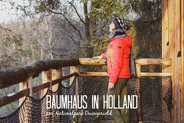 Baumhaus in Drenthe - Naturhäuschen in Holland