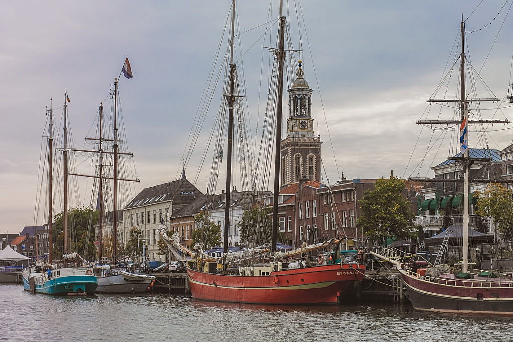 Die Hansestadt Kampen vom Wasser aus