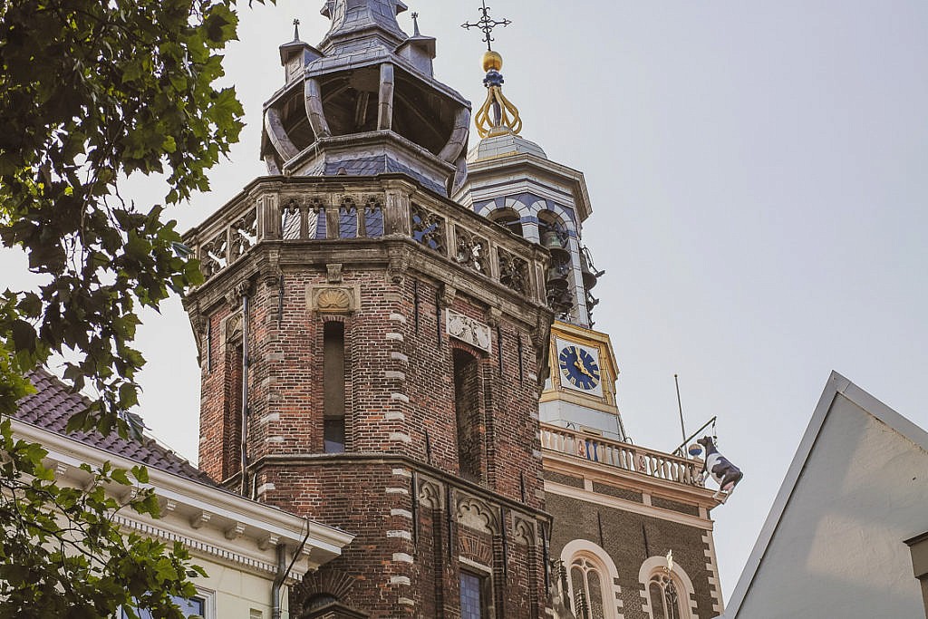 Hansestadt Kampen Sehenswürdigkeiten Nieuwe Toren Kuh