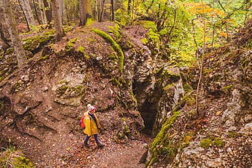 Traufgang Felsenmeersteig - Felsenmeer Schwäbische Alb