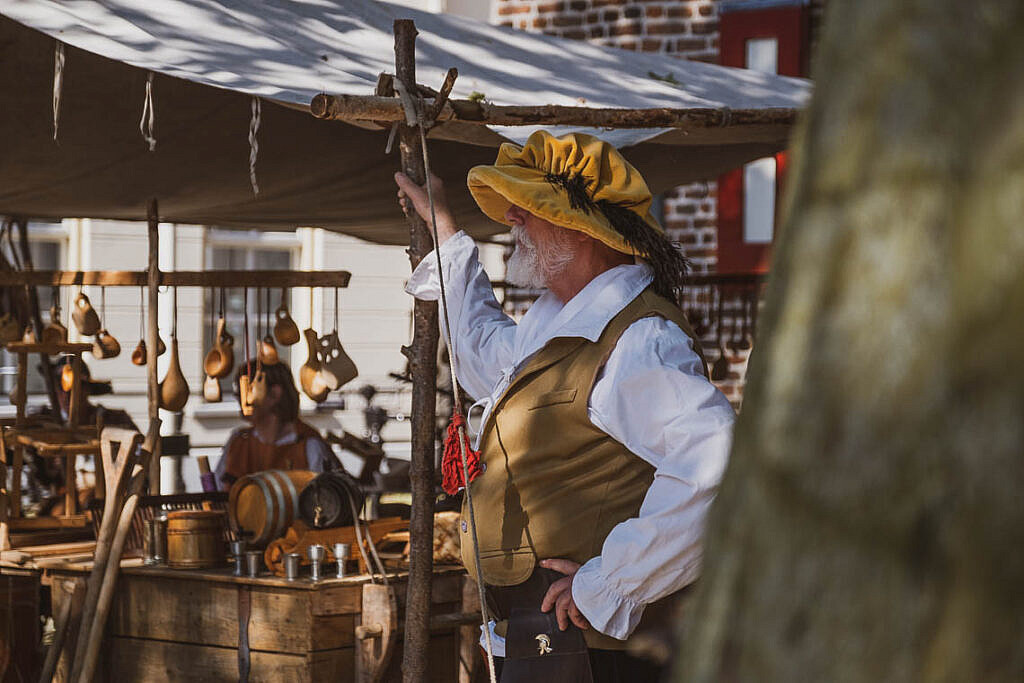 Stadhuis Doesburg beim Hanzefeest