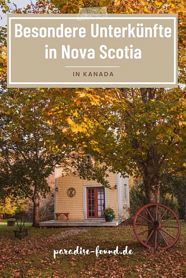 Besondere Unterkünfte Nova Scotia
