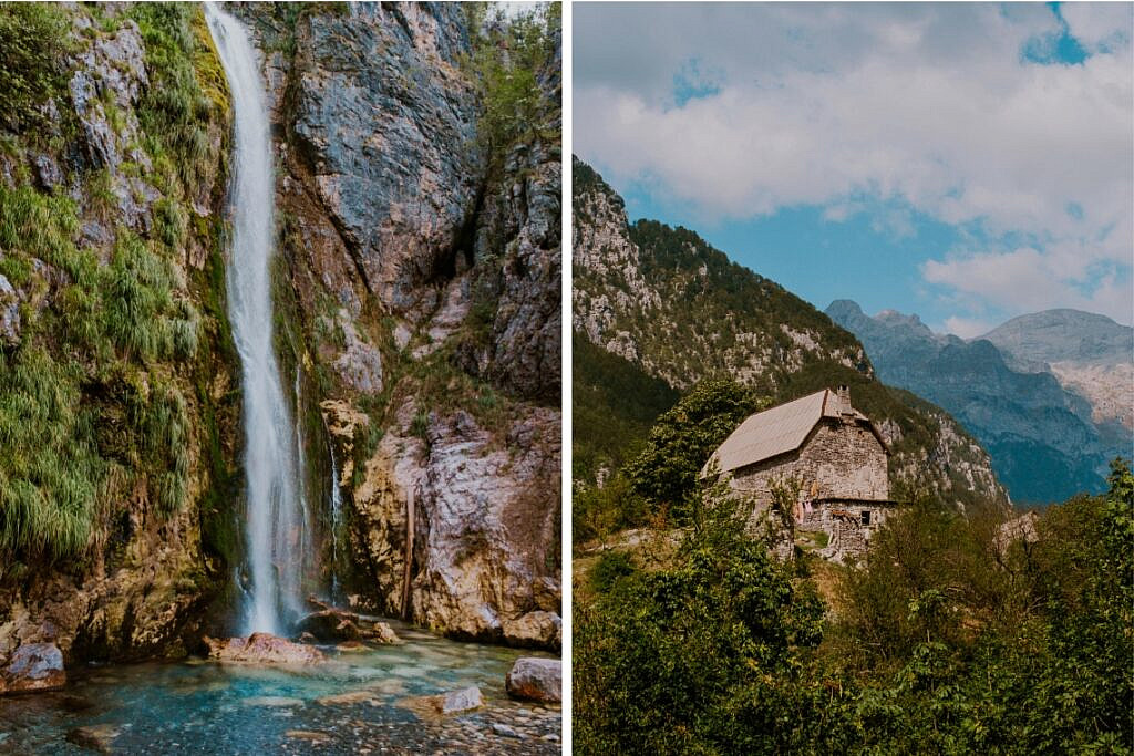 Wanderung zum Wasserfall von Theth Albanien112