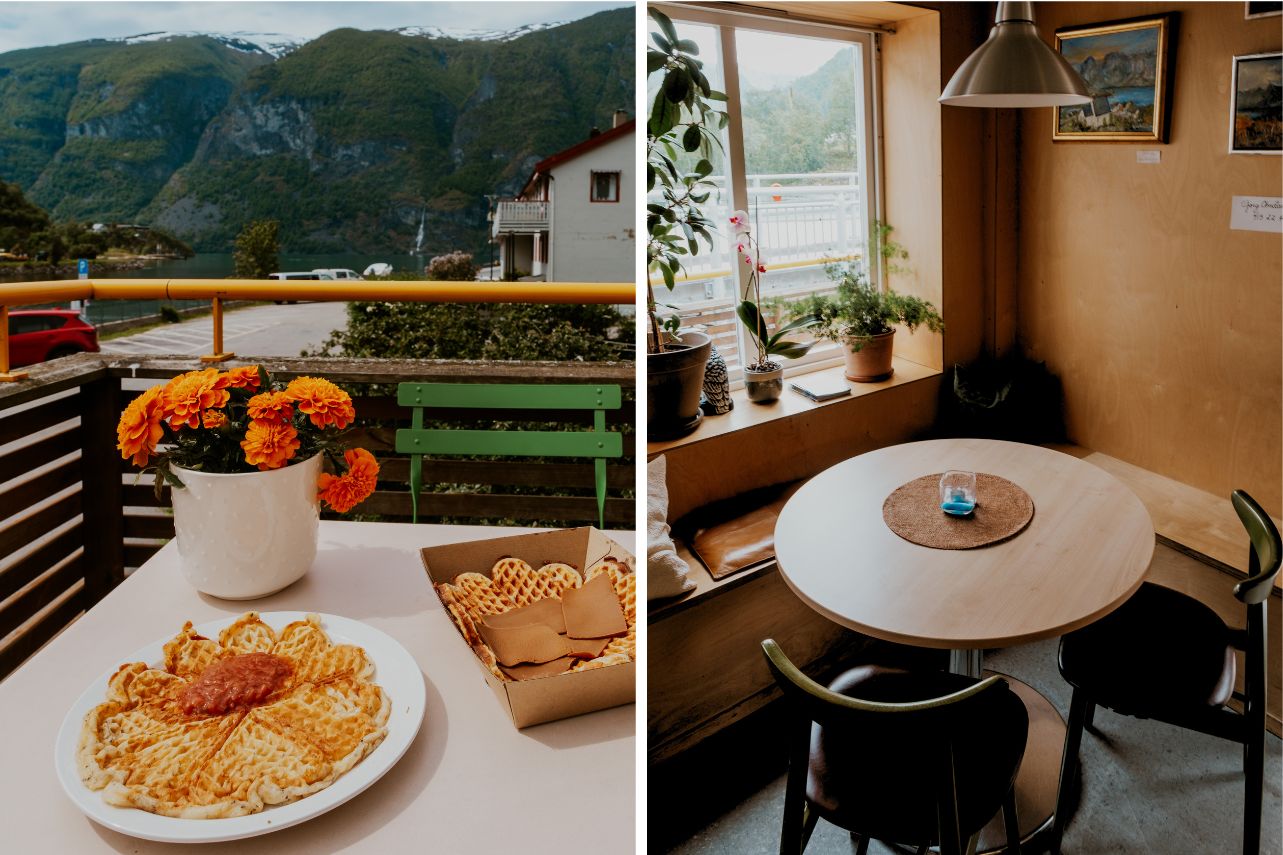 Marianne Bakeri Aurlandsfjord Café Norwegen