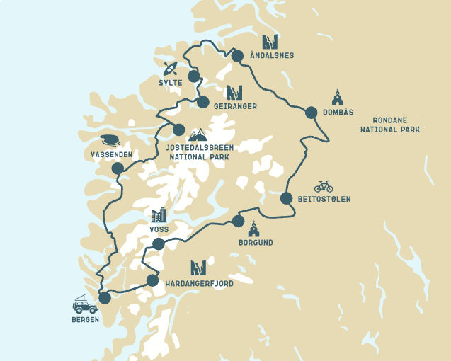 Norway Nomads Norwegen Roadtrip Route 7 Tage