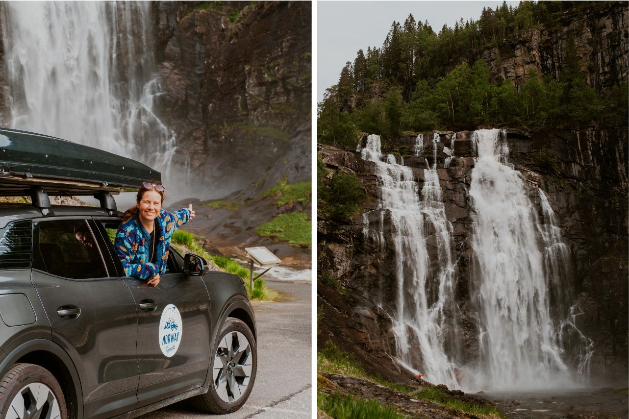 Skjervefossen in Norwegen