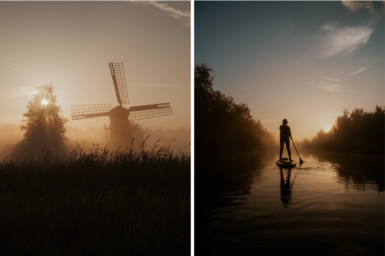 Sunrise SUP Weerribben-Wieden Niederlande