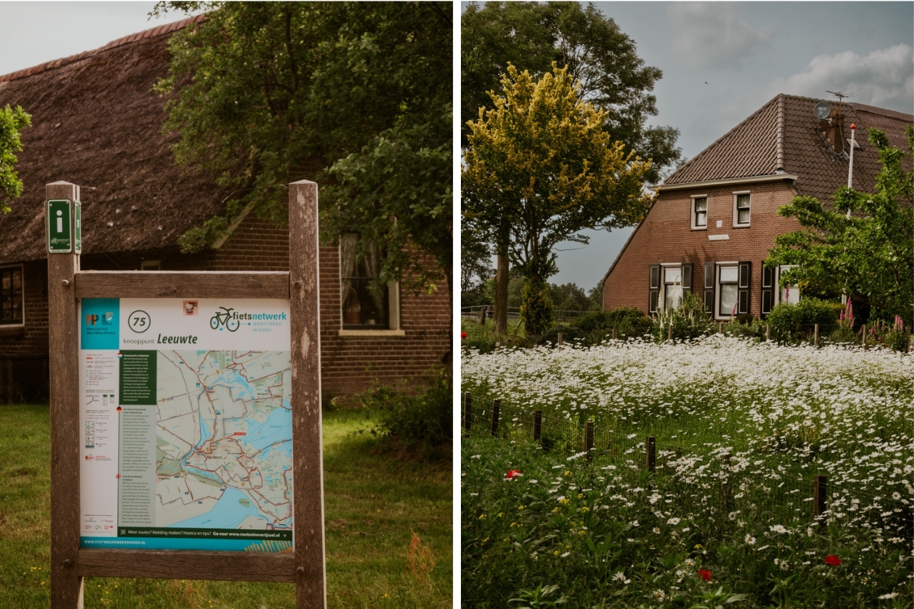 Unterwegs mit dem Deelfiets ind en Weerribben-Wieden